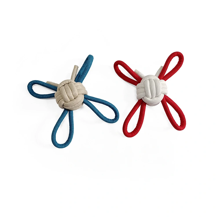 4-Looped-Ball-Seil-Hundespielzeug