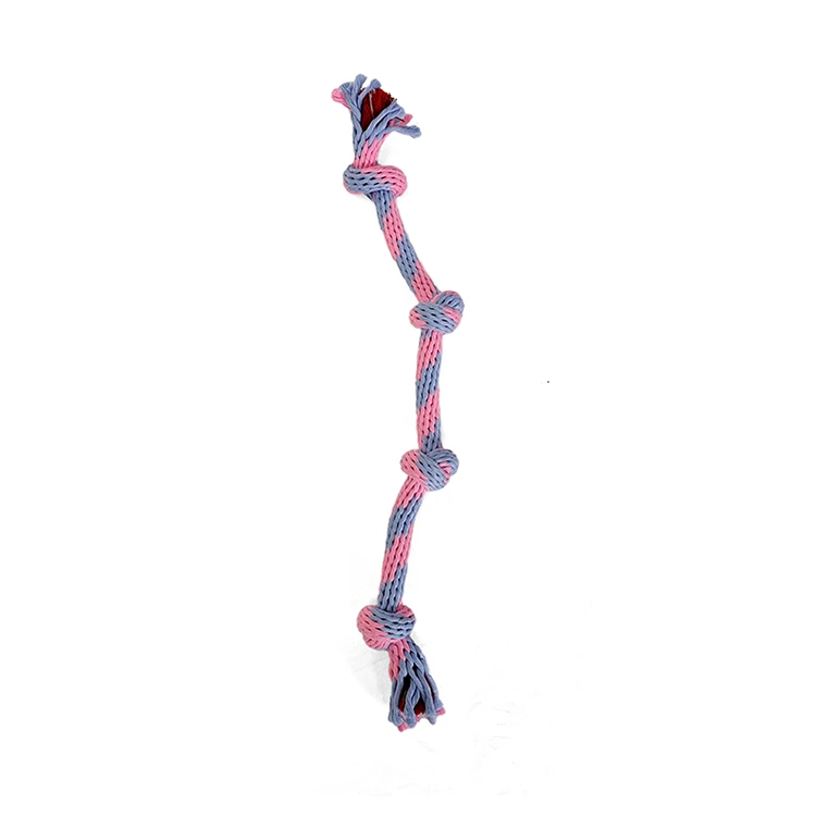 Pink Blue Xll Cotton Mischseil geknotet