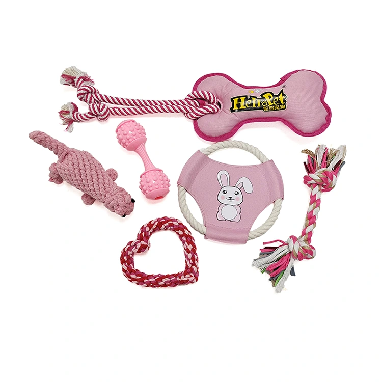Rosa Haustierspielzeugset