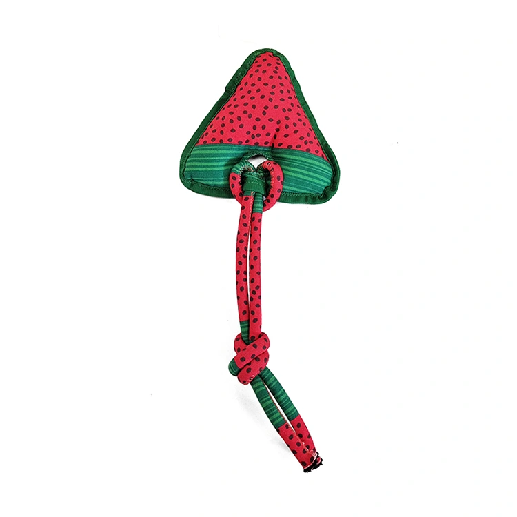 Wassermelonen -Design -Haustierspielzeug zum Kauen